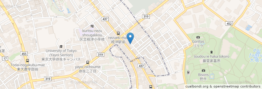 Mapa de ubicacion de あさ倉 en Japan, Tokio.