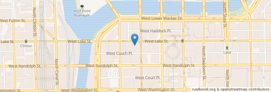 Mapa de ubicacion de Monk’s Pub en 미국, 일리노이, 시카고.