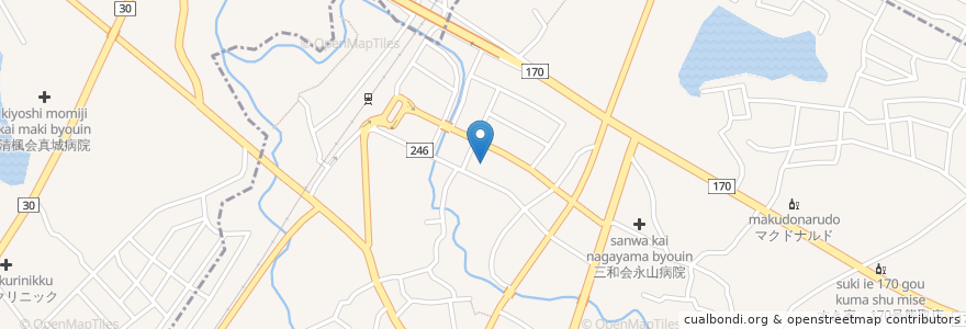 Mapa de ubicacion de スリールミロク en 日本, 大阪府, 泉南郡, 泉佐野市, 熊取町.