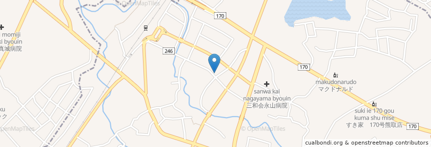 Mapa de ubicacion de らーめん 福神来 en 日本, 大阪府, 泉南郡, 泉佐野市, 熊取町.