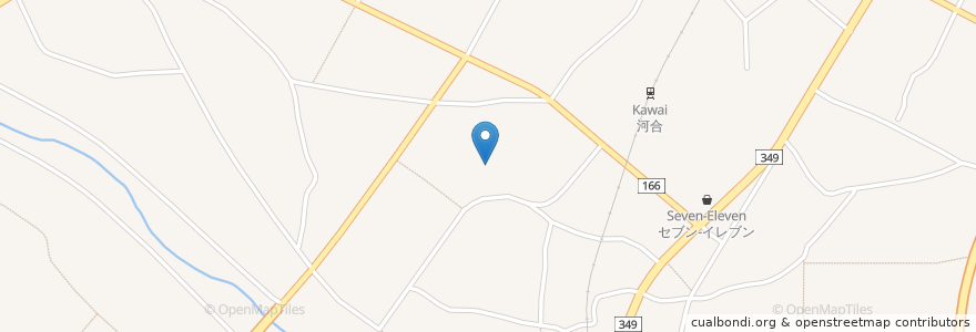 Mapa de ubicacion de 河合神社 en Japonya, 茨城県, 常陸太田市.