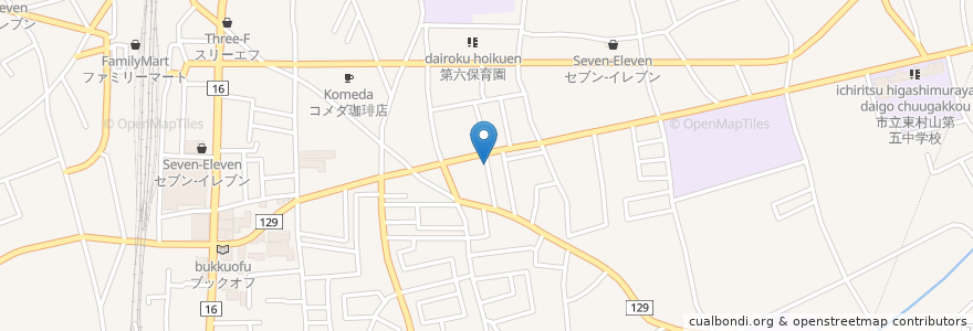 Mapa de ubicacion de 東村山市 en 日本, 东京都/東京都, 東村山市.