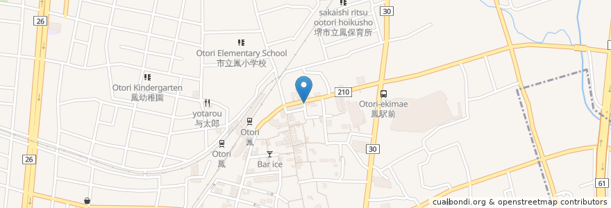 Mapa de ubicacion de 活け!活け!魚〜魚〜 en Japon, Préfecture D'Osaka, Sakai, 西区.