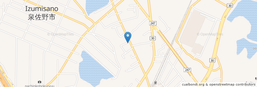 Mapa de ubicacion de イクタ歯科 en ژاپن, 大阪府, 泉佐野市.