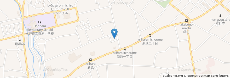 Mapa de ubicacion de 飯田内科クリニック en 日本, 茨城県, 水戸市.