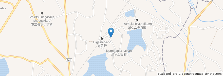 Mapa de ubicacion de レザン薬局 en Japonya, 大阪府, 泉佐野市.