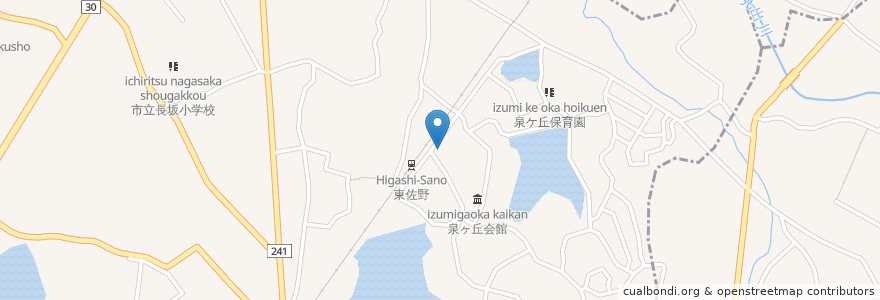 Mapa de ubicacion de 大塚内科医院 en 日本, 大阪府, 泉佐野市.