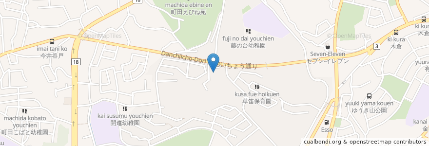 Mapa de ubicacion de りそな銀行 en Japonya, 東京都, 町田市.