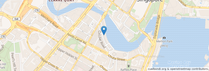 Mapa de ubicacion de My Little Spanish Place en Singapura, Central.