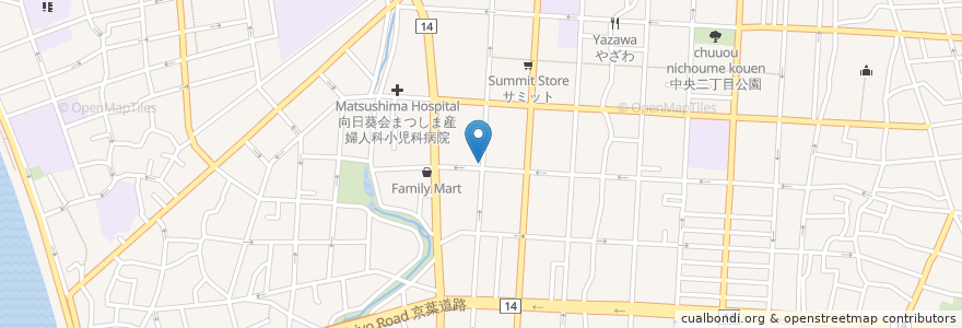 Mapa de ubicacion de うなぎ和友 en Japan, Tokyo, Edogawa.