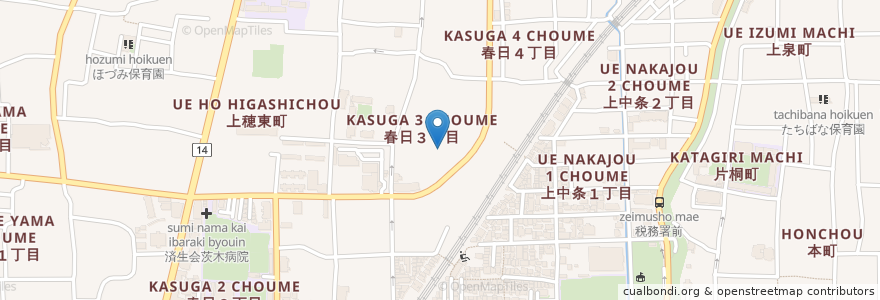 Mapa de ubicacion de 専想寺 en 일본, 오사카부, 茨木市.