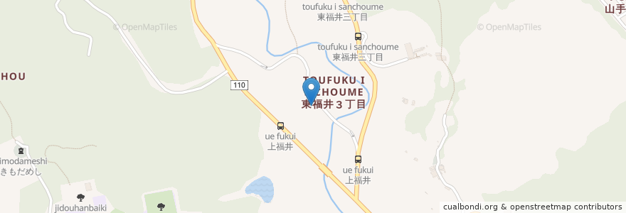 Mapa de ubicacion de 無量寺 en 日本, 大阪府, 茨木市.