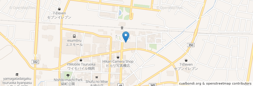 Mapa de ubicacion de イル・フリージオ en Japón, Prefectura De Yamagata, 鶴岡市.
