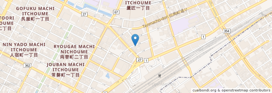 Mapa de ubicacion de 香香飯店 en Jepun, 静岡県, 静岡市, 葵区.