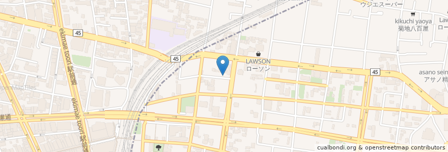 Mapa de ubicacion de Shikhar Bazar en Japan, 宮城県, 仙台市, 青葉区, 宮城野区.