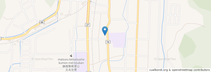 Mapa de ubicacion de 中筋保育園 en ژاپن, 京都府, 舞鶴市.