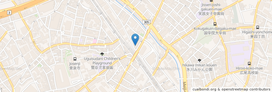Mapa de ubicacion de Circus Tokyo en Jepun, 東京都, 渋谷区.