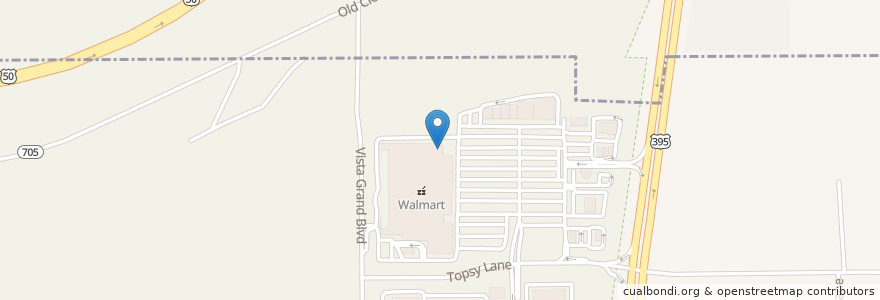 Mapa de ubicacion de Nathan's Famous en United States, Nevada, Douglas County, Indian Hills.