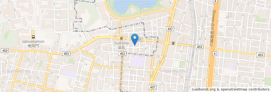 Mapa de ubicacion de パップラー en Japon, Tokyo, 台東区.