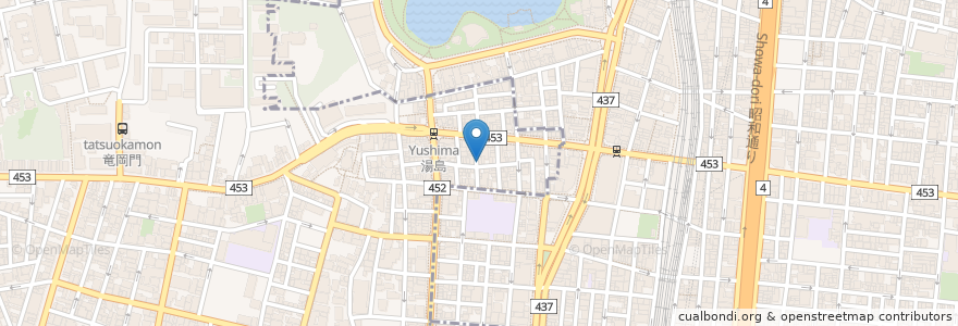 Mapa de ubicacion de 遊びBar Guild Game en Japão, Tóquio, 台東区.