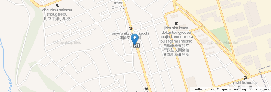 Mapa de ubicacion de 蕎麦処 松登久 en 일본, 가나가와현, 愛甲郡, 愛川町.