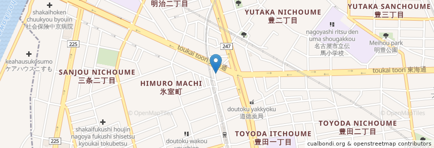 Mapa de ubicacion de こんどう歯科医院 en Japon, Préfecture D'Aichi, 名古屋市.