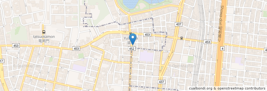 Mapa de ubicacion de Lounge 凛 en ژاپن, 東京都, 台東区.