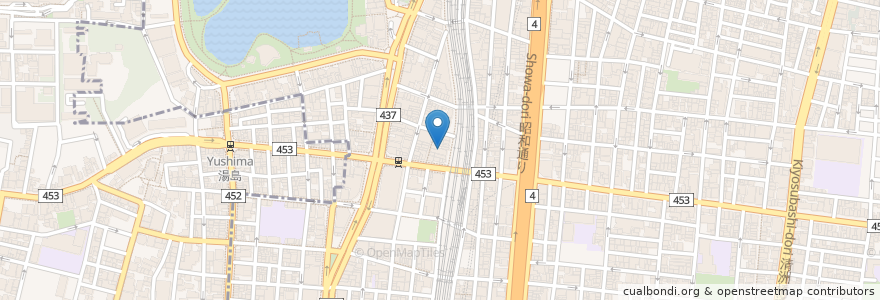 Mapa de ubicacion de とんかつ まんぷく en 일본, 도쿄도, 다이토구.