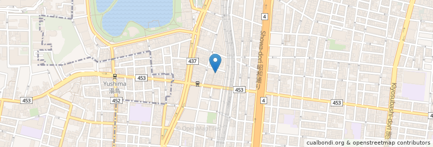 Mapa de ubicacion de 鳥とと en Japon, Tokyo, 台東区.