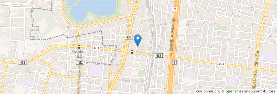 Mapa de ubicacion de 九州らーめん もとまる en 日本, 東京都, 台東区.