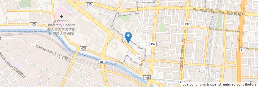 Mapa de ubicacion de 名酒センター en 日本, 東京都, 文京区, 千代田区.