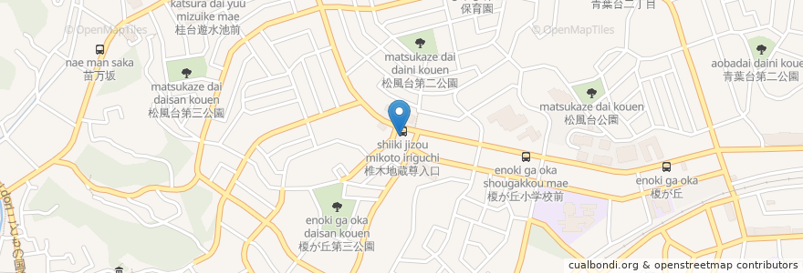 Mapa de ubicacion de @park en Japon, Préfecture De Kanagawa, 横浜市, 青葉区.