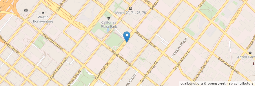Mapa de ubicacion de Horse Thief BBQ en アメリカ合衆国, カリフォルニア州, Los Angeles County, ロサンゼルス.