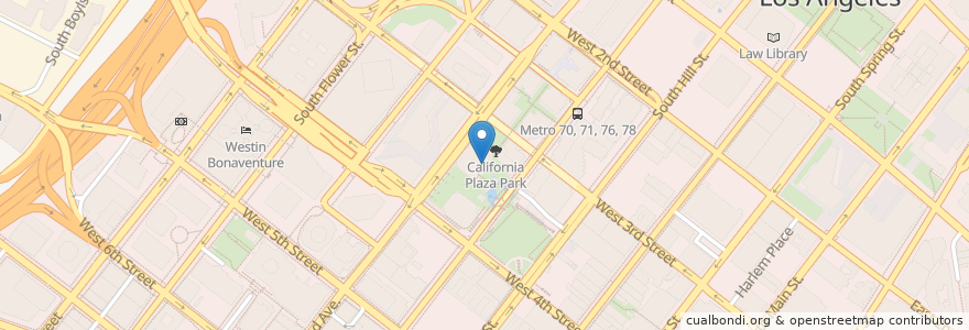 Mapa de ubicacion de Pressed Juicery en Vereinigte Staaten Von Amerika, Kalifornien, Los Angeles County, Los Angeles.