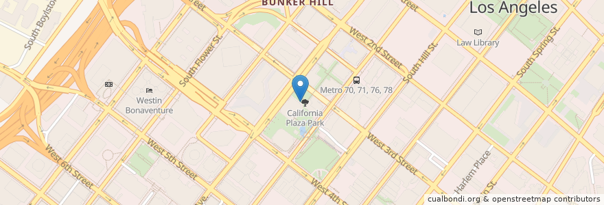 Mapa de ubicacion de Barista Society en Amerika Birleşik Devletleri, Kaliforniya, Los Angeles County, Los Angeles.