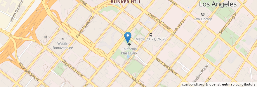 Mapa de ubicacion de Dans Deli en Amerika Birleşik Devletleri, Kaliforniya, Los Angeles County, Los Angeles.