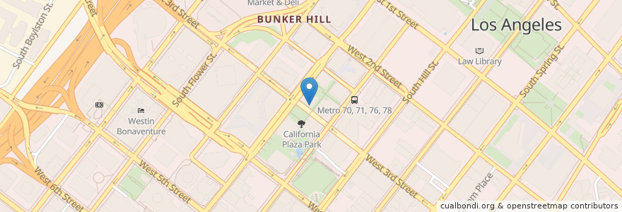 Mapa de ubicacion de Safron en Amerika Syarikat, California, Los Angeles County, Los Angeles.