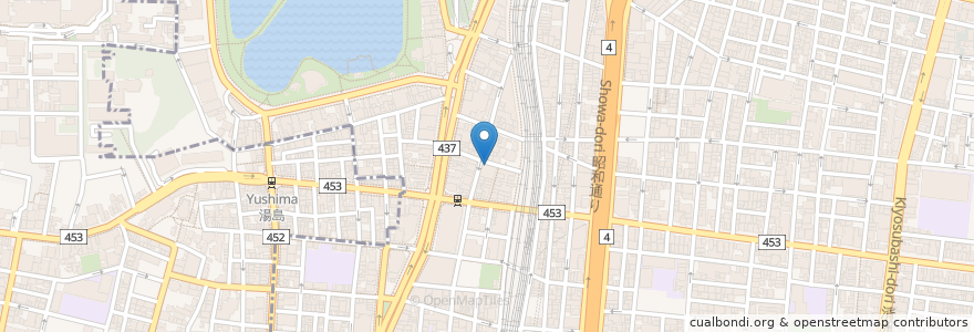 Mapa de ubicacion de 京ほのか en 日本, 東京都, 台東区.