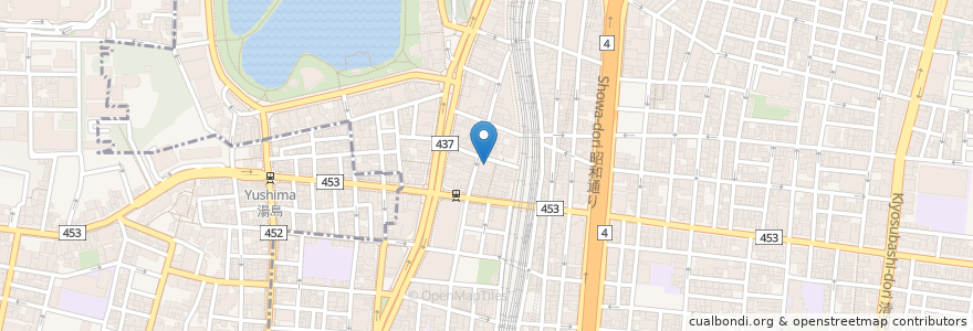 Mapa de ubicacion de チキチキチキン en Japan, Tokio, 台東区.