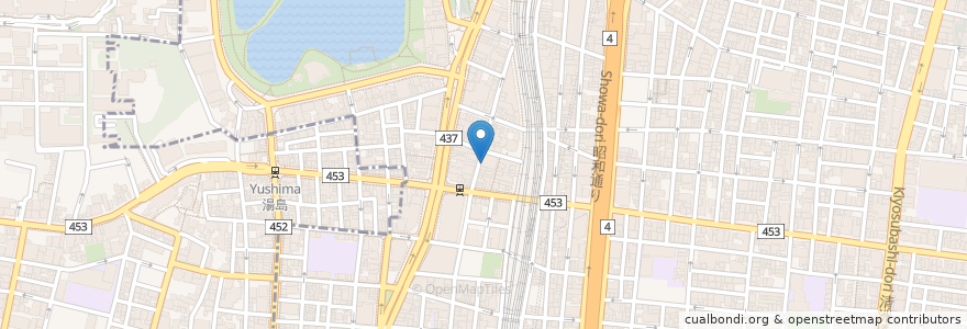 Mapa de ubicacion de 天下一品 en 日本, 東京都, 台東区.