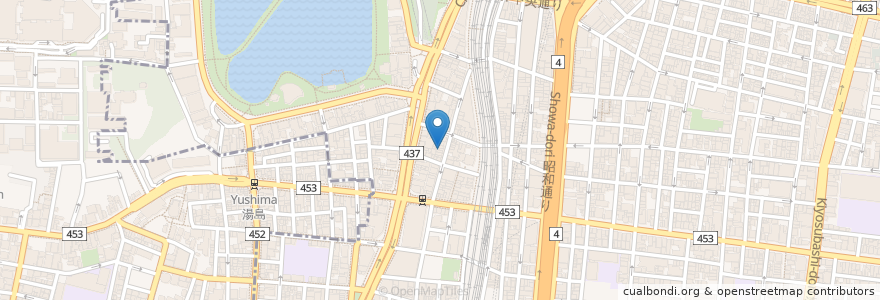 Mapa de ubicacion de Nest Cafe en 日本, 東京都, 台東区.