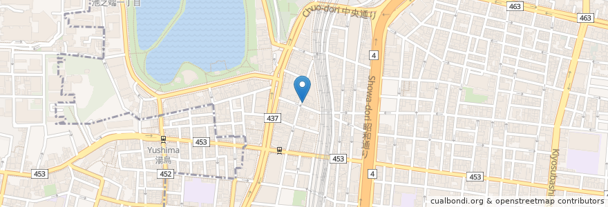 Mapa de ubicacion de しゃぶしゃぶ鉢の木 en 일본, 도쿄도, 다이토구.