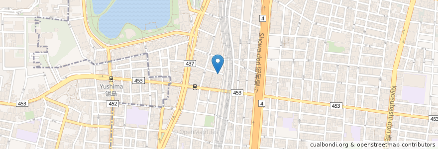 Mapa de ubicacion de あさひ丸鮮魚店 en Jepun, 東京都, 台東区.