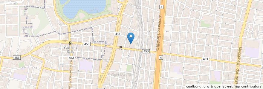 Mapa de ubicacion de 上野市場 en 日本, 東京都, 台東区.