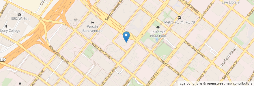 Mapa de ubicacion de Pez Cantina en Соединённые Штаты Америки, Калифорния, Los Angeles County, Лос-Анджелес.
