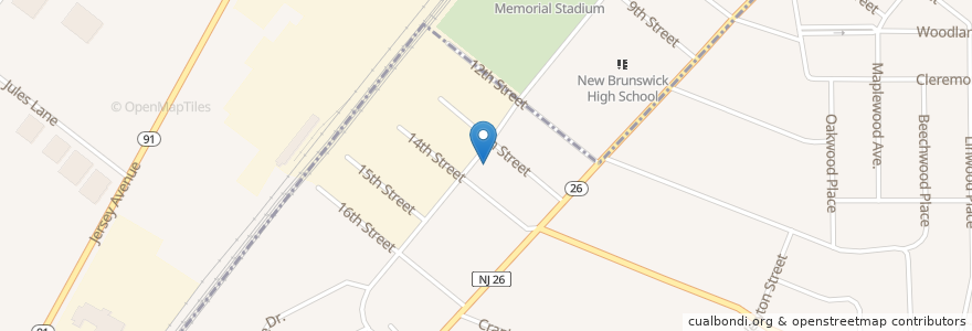 Mapa de ubicacion de Livingston Avenue Car Wash en ایالات متحده آمریکا, نیوجرسی, Middlesex County.