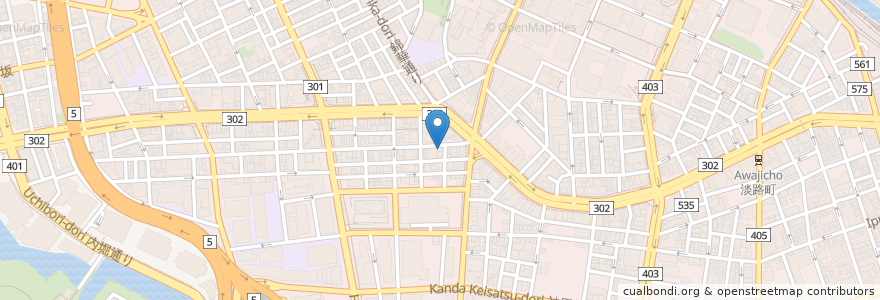 Mapa de ubicacion de スタイリッシュバー オー en اليابان, 東京都, 千代田区.