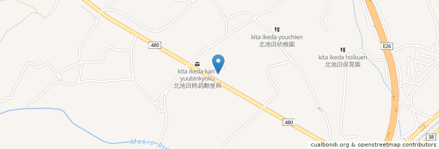 Mapa de ubicacion de Hang Loose Cafe Kitchen en 일본, 오사카부, 和泉市.