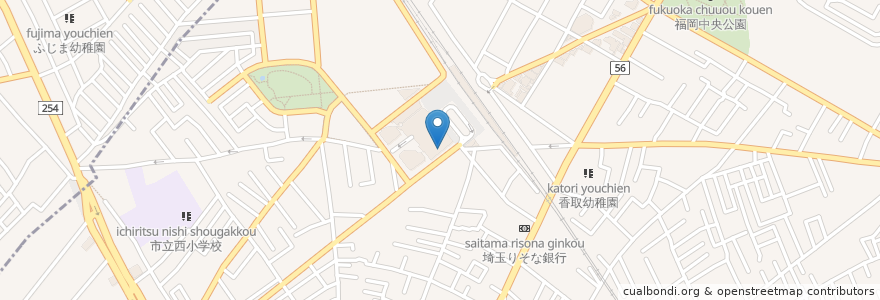 Mapa de ubicacion de 薬局アポック en Giappone, Prefettura Di Saitama, ふじみ野市.