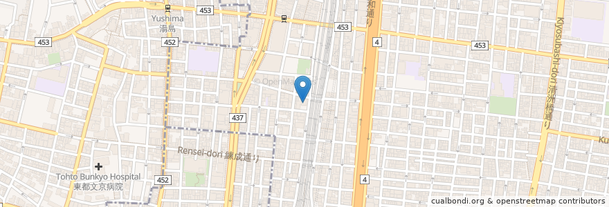 Mapa de ubicacion de 上野御徒町デンタルクリニック en Japan, 東京都, 台東区.